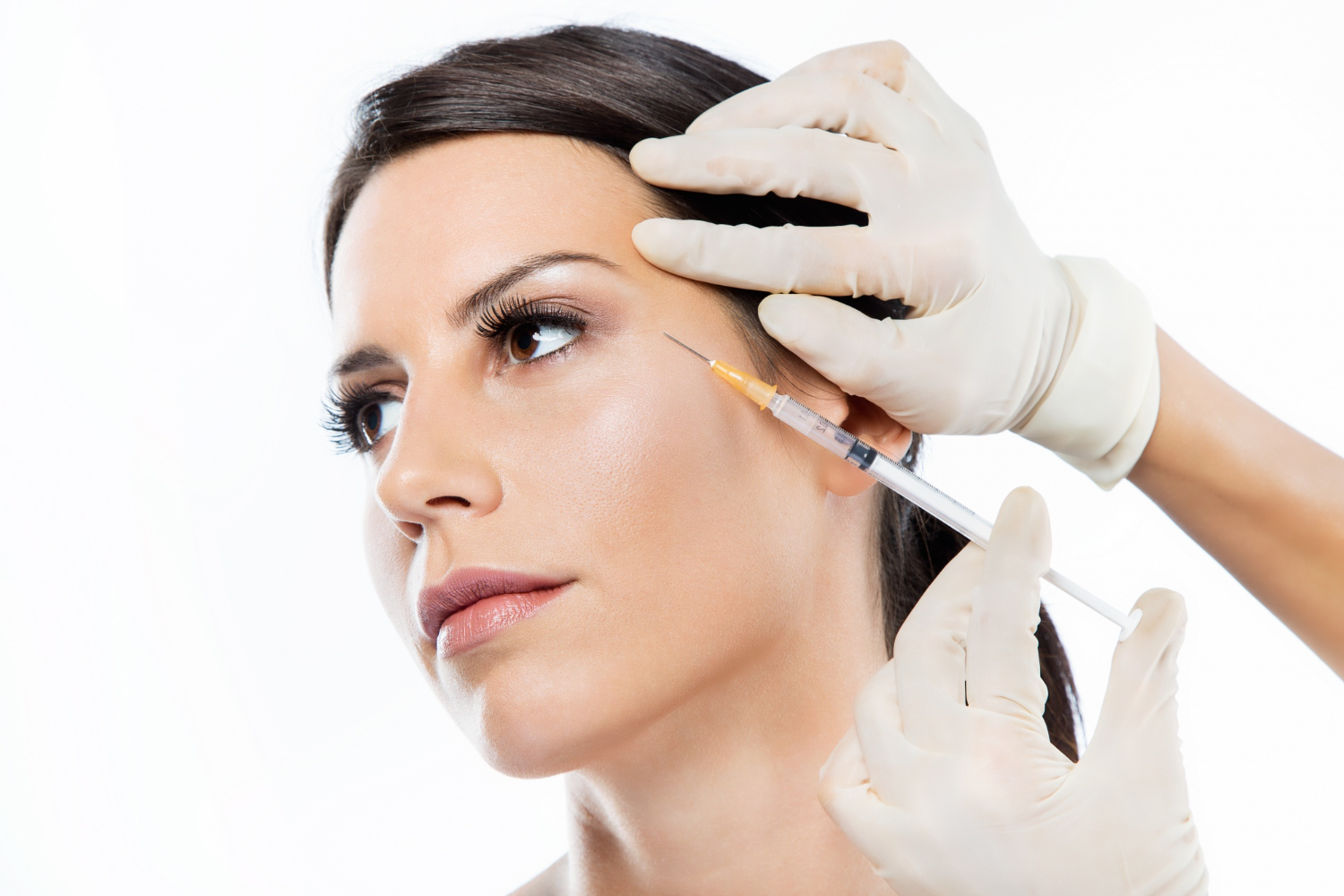 Woman with smooth glowing skin for injectable aesthetics page