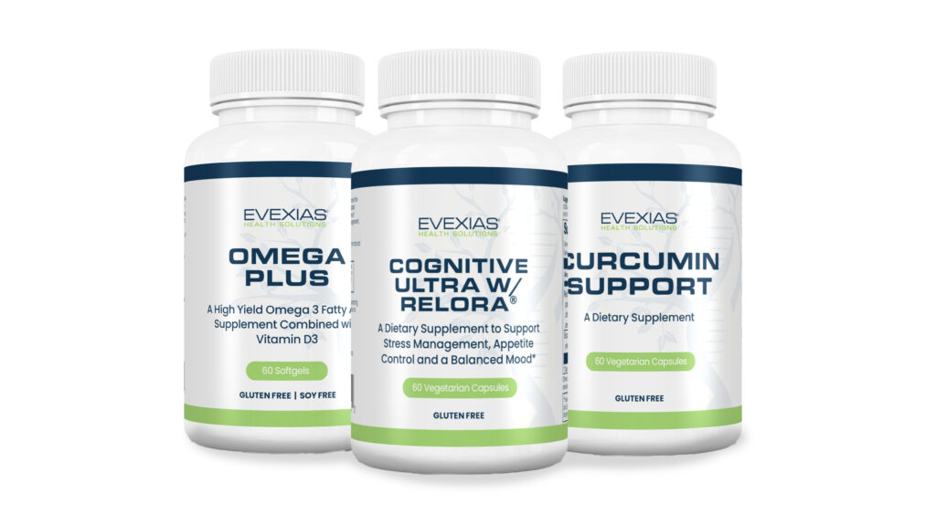 EVEXIAS cognitive health nutraceutical collection