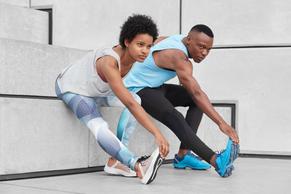 Athletic toning and muscle-sculpting lifestyle